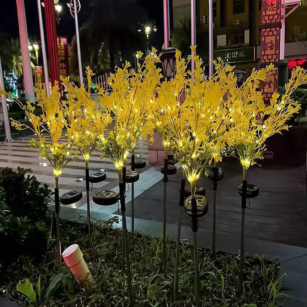 Solar LED Light Outdoor Rapeseed Wheat Ear Lamp Home Garden Light Fairy Solar Lamp Courtyard Lawn Patio Yard Decoration Ci24836