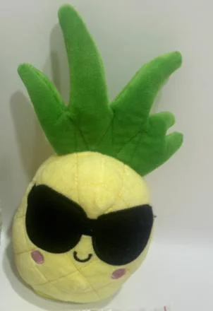 Hot Selling Fruits Yellow Plush Toys for Kids Gift Recording & Repeating Cute Pineapple