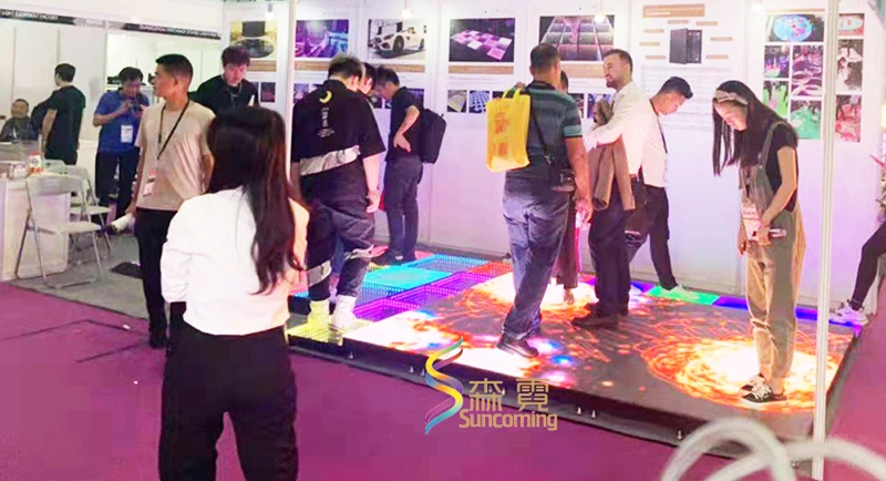 Indoor P6.25 HD Video Interactive LED Dance Floor Tile Display for Sale