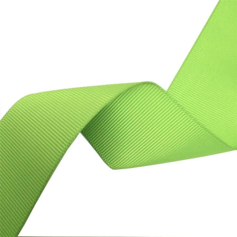 Factory Wholesale/Supplier Solid Custom 196 Colors 3-100mm 100% Polyester Grosgrain Ribbon for Packing