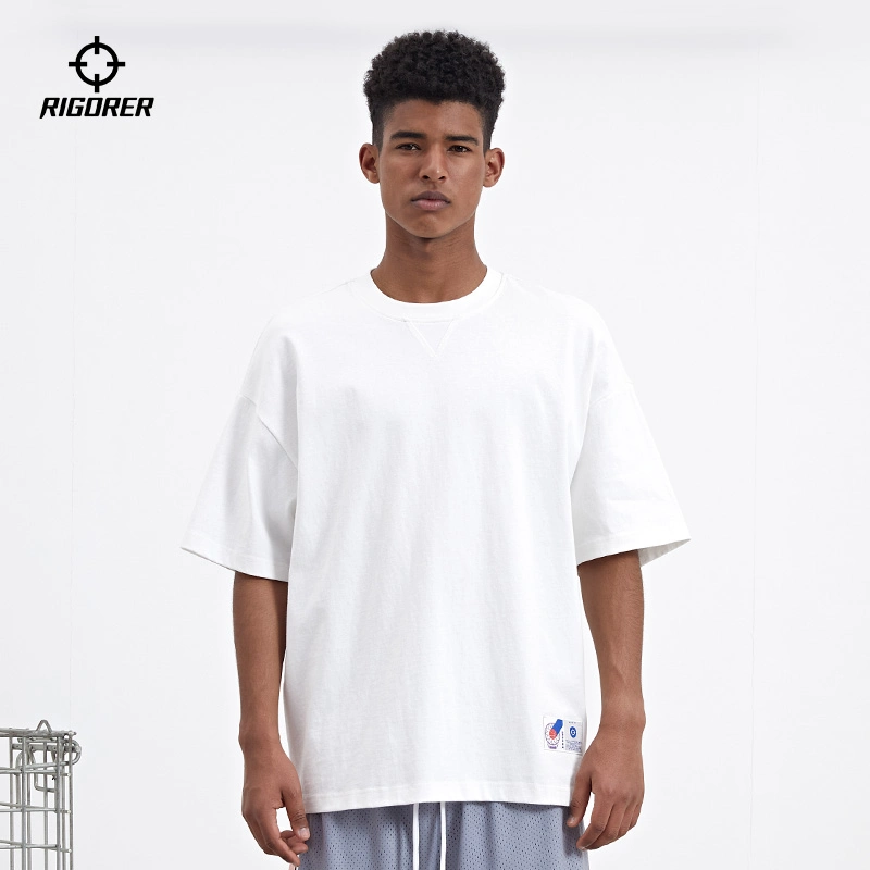 Pure Color White T-Shirts Round Neck Shorts Sleeves T-Shirts for Men's Summer Wear