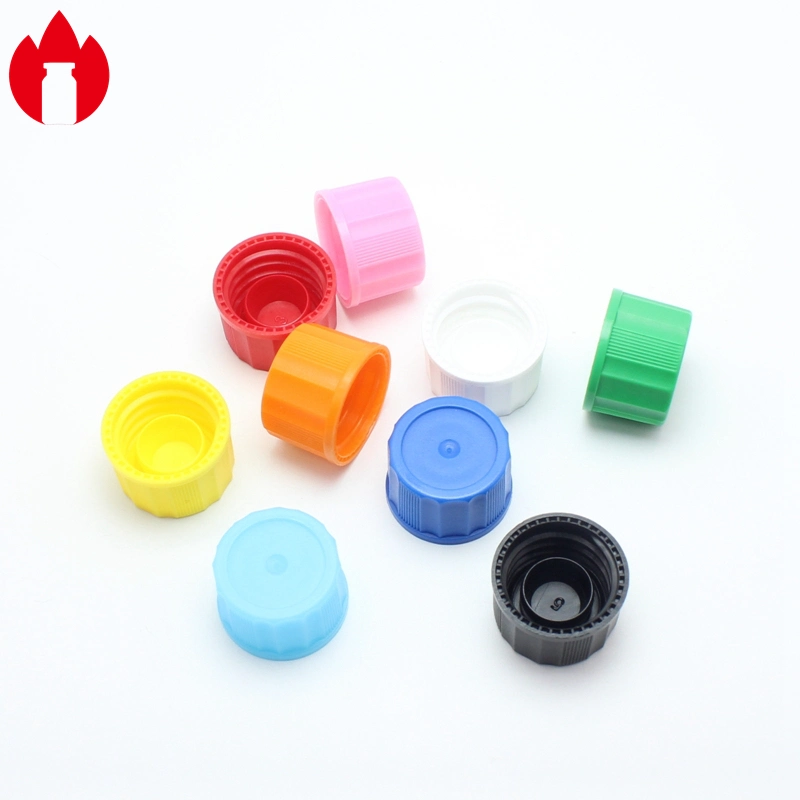 Customizable Red White Black Blue Green Screw Plastic Cap PP Cap with Glassket for Vials Bottles