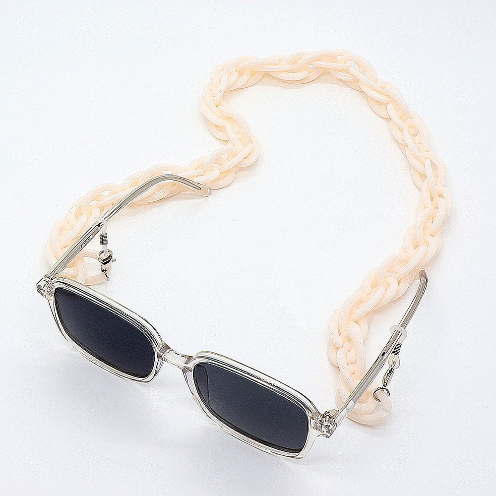 Farbe Perlen Brillen Kette Lesebrille Strap Holder Sonnenbrille Kette Für Frauen