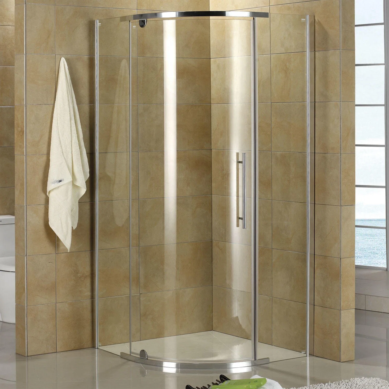 Home Decorative Clear Extra Clear Customized Size Shower Door Tempered Glass Sheet