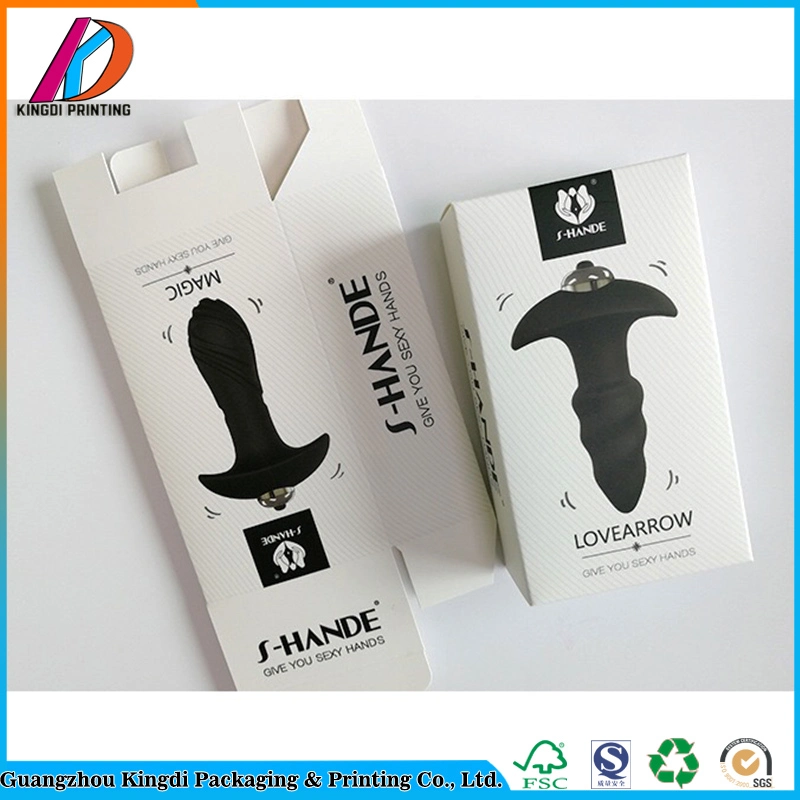 Personalizar el embalaje del producto adulto vibrador plegable Caja de papel