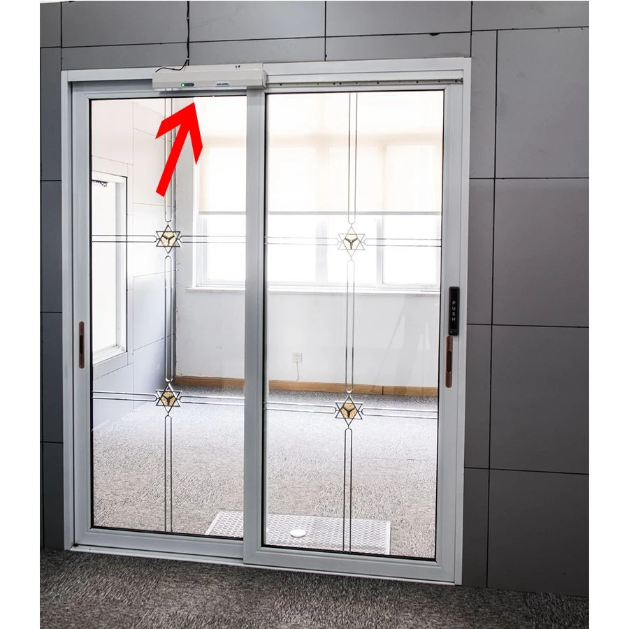 House/Commercial Auto Automatic Operators Interior Aluminium Glass Sliding Door Casa1