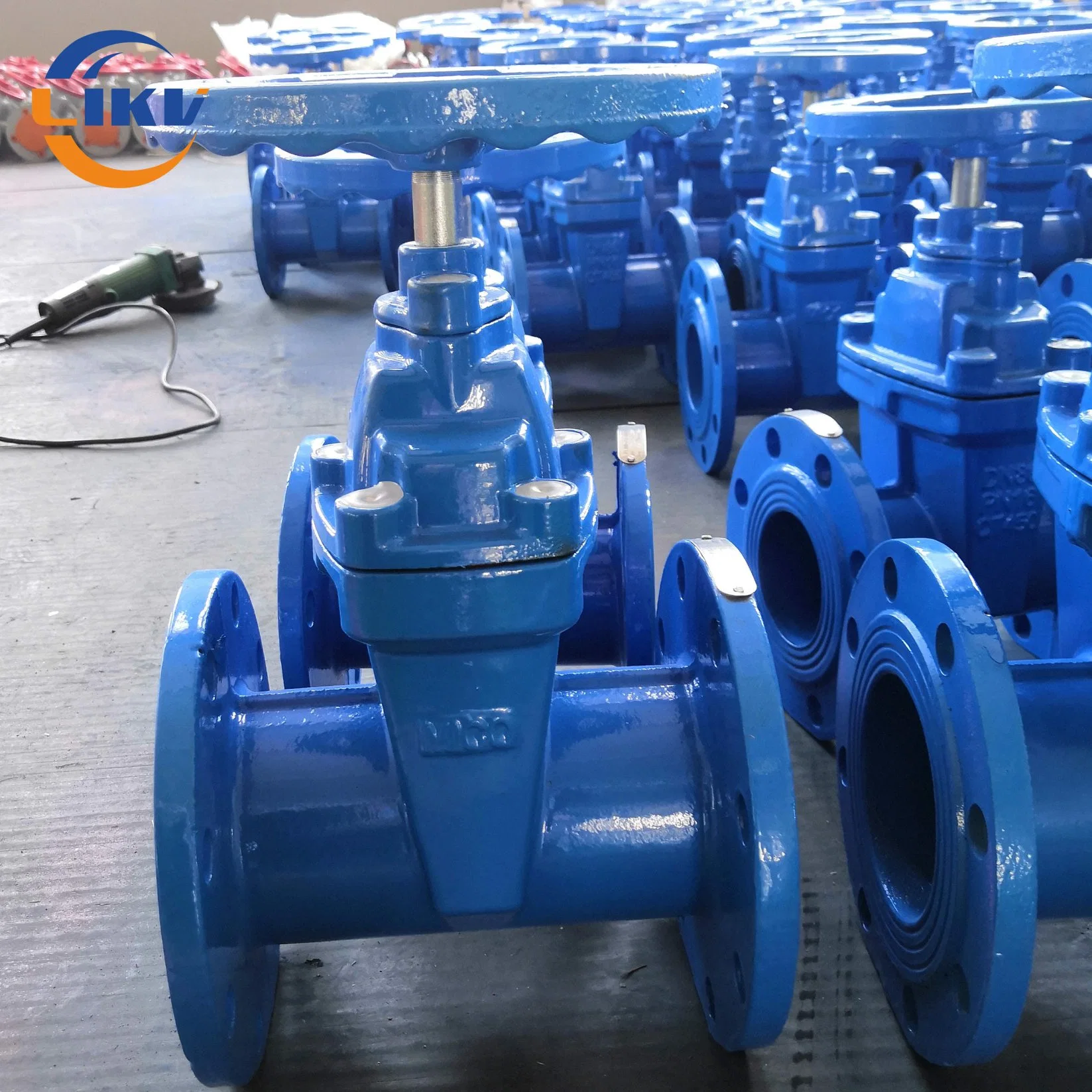 HDPE Pipe 4in 6 Inch Customized Non Rising Spindle Elastic Seat Water Sluice Gate Valve High quality/High cost performance 