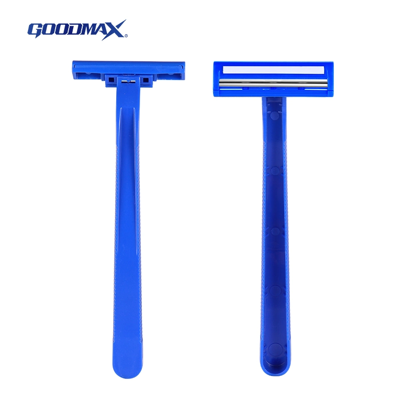 Economical and Practical Twin Blade Disposable Razor Without Lubricant Strip