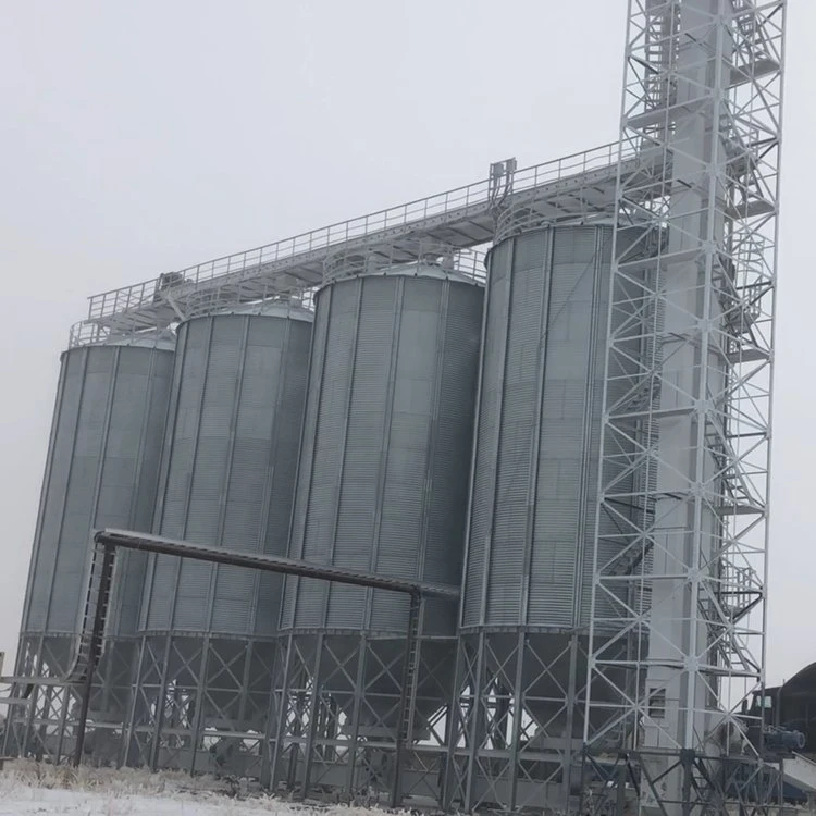 1000t Assembly Galvanized Steel Silo Barley Wheat Storage Silos Price