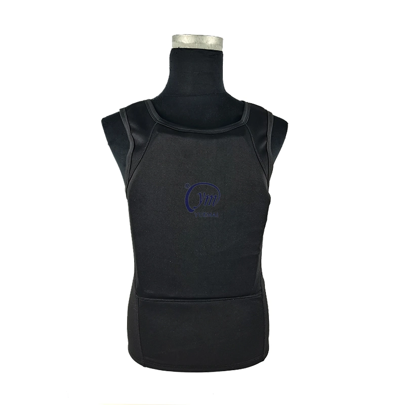 Wholesale/Supplier Military Bulletproof T Shirt Black Ballistic Vest Iiia with Zipper