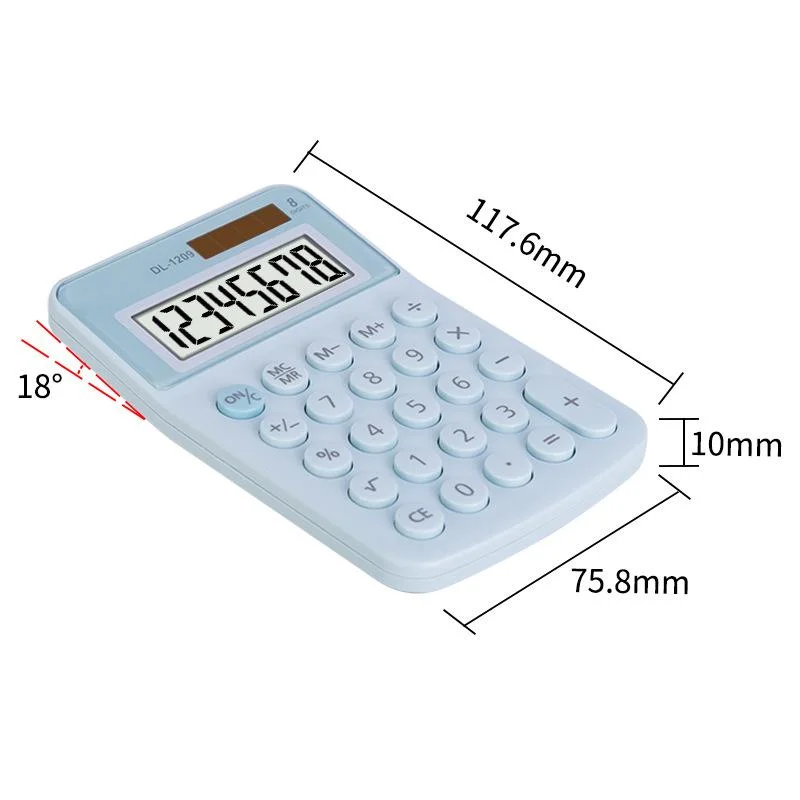 Étudiants Apprenant Mini Bureau Portable Calculatrice de Registre Financier