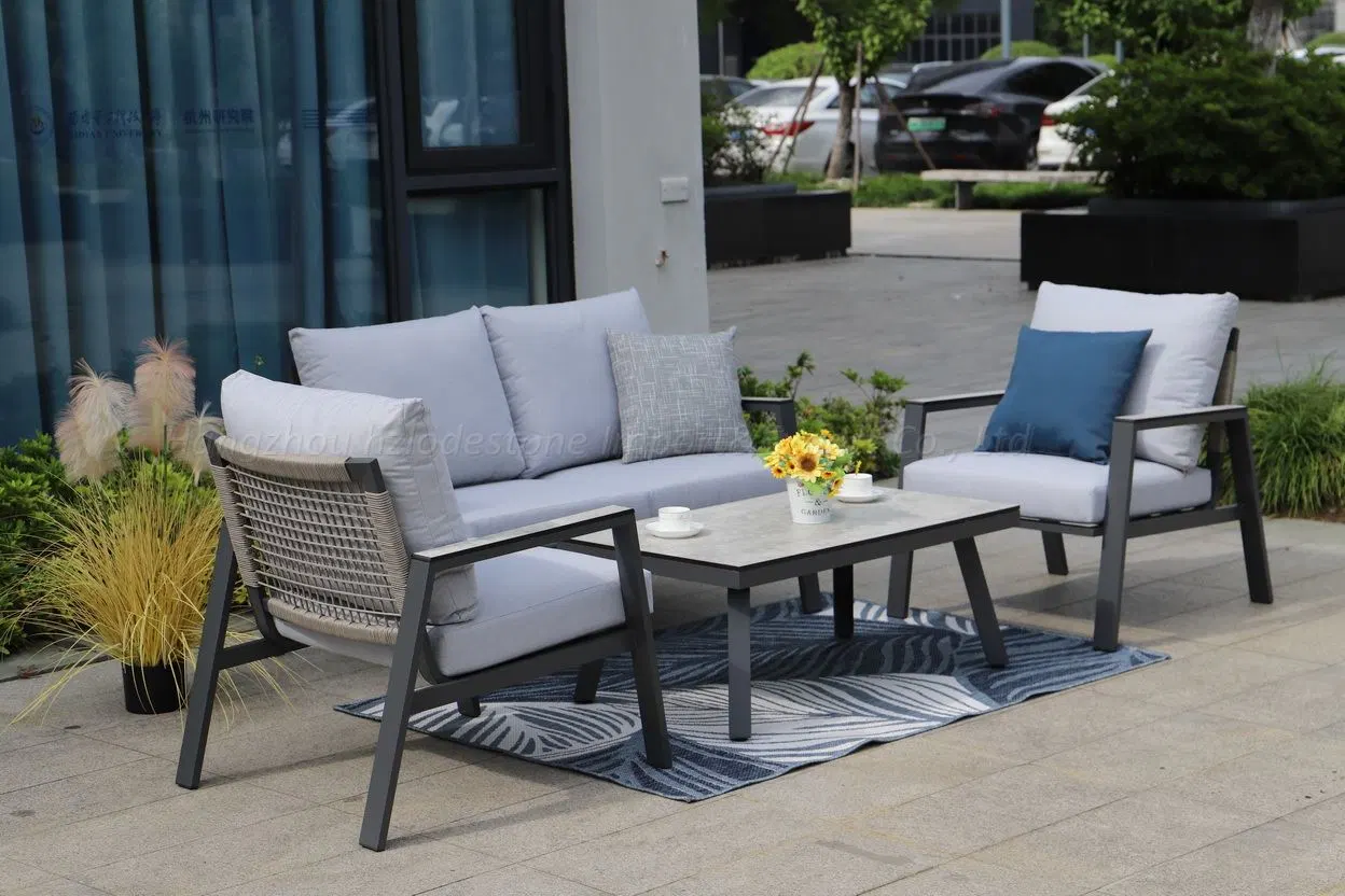 2023 New Design Popular Outdoor Lounge Garden Furniture Rope Sofa Outdoor Furniture