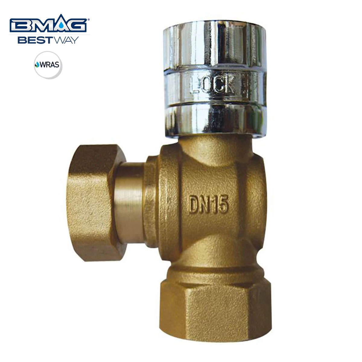 Cw617n Dzr Brass Inviolable Magnetic Lockable Ball Valve