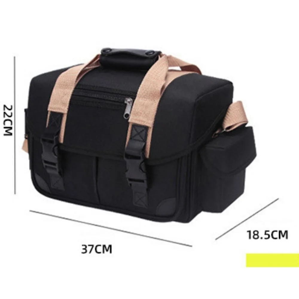 One-Shoulder Canvas Diagonal Digital Camera Bag Casual Storage Large Capacity Camera Shoulder Bag Case for DSLR SLR Cameras and Accessories Wyz22056