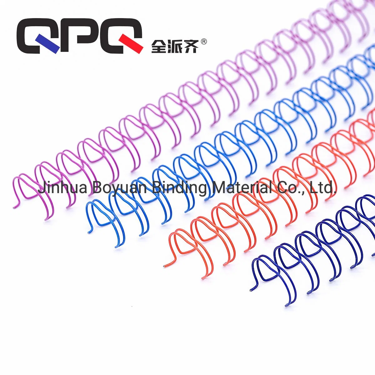 Nylon Coated Double Loop Binding Wire Twin Ring Wire Factory Supplier