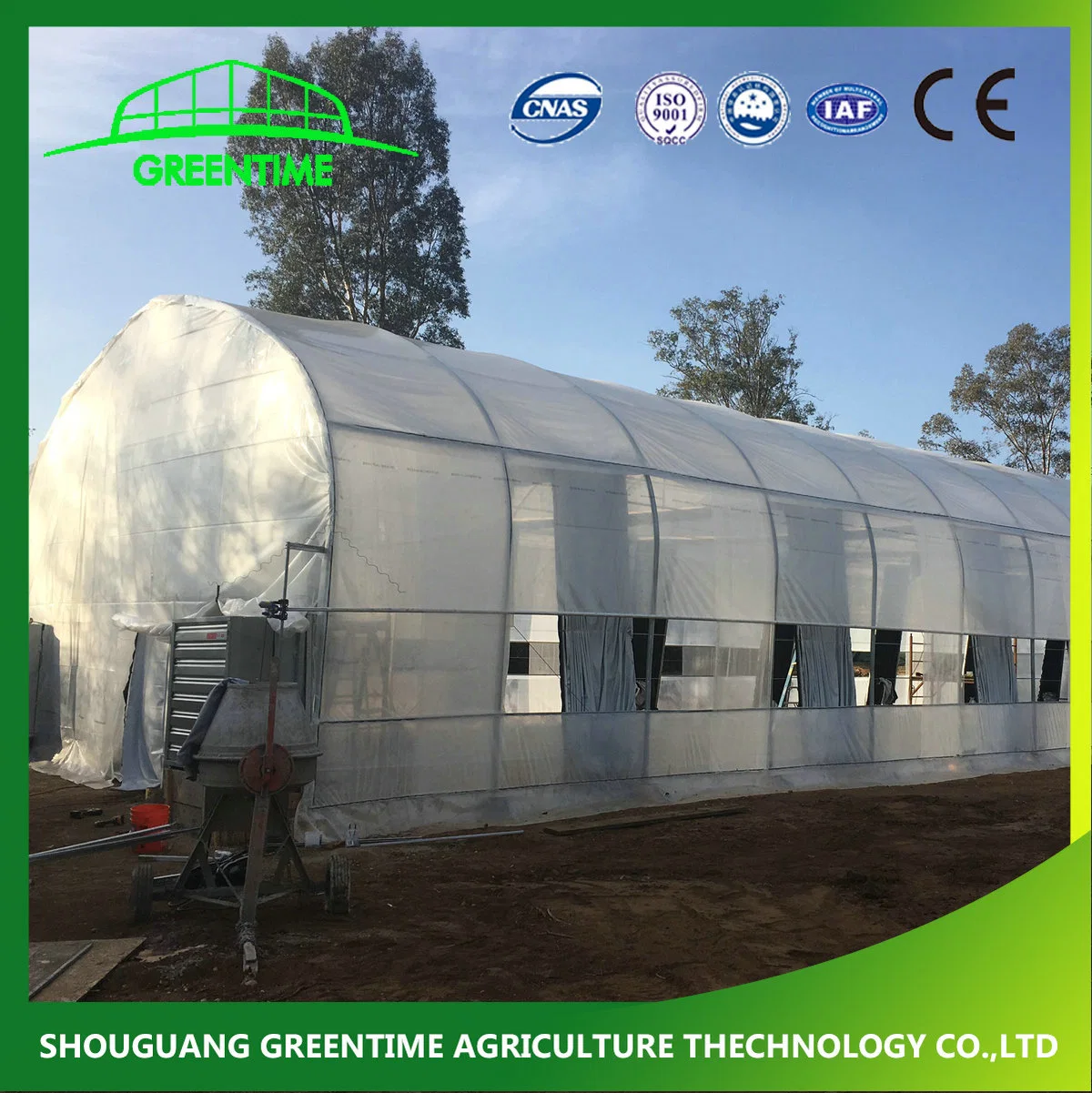 High quality/High cost performance  Commercial Light Deprivation Blackout Greenhouse in Canada