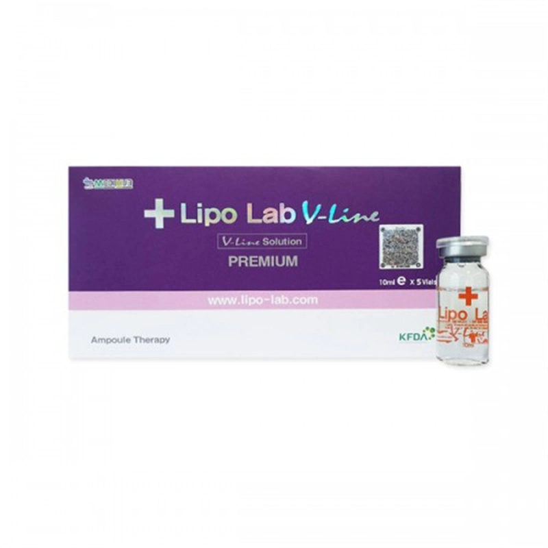 Lipolab V-ligne 5x10ml éliminent les matières grasses désoxycholique acide gras d'injection de la dissolution d'injections Lipo Lipo Slim Lab Vénus