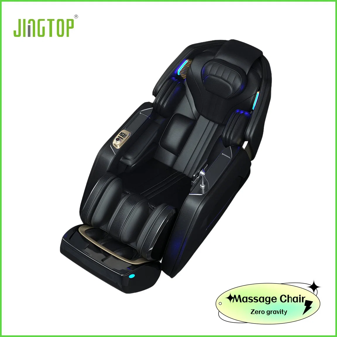 Jingtop Factory Price 3D 4D Top Selling Electric Heating Mode Recliner Massage Chair