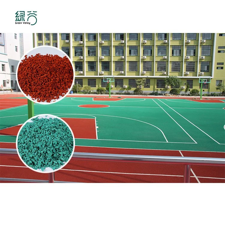 Rubber Materials EPDM Flooring Eco-Friendly Track EPDM Rubber Granules