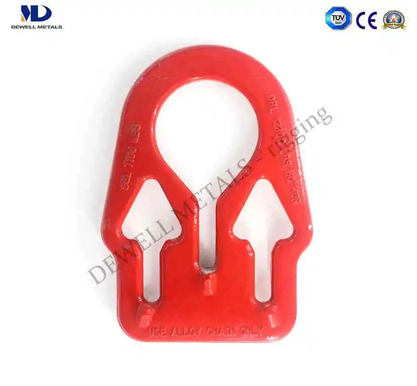 Rigging Hardware Red Painted Powder Plastified Alloy Steel Forged for Logging Connector