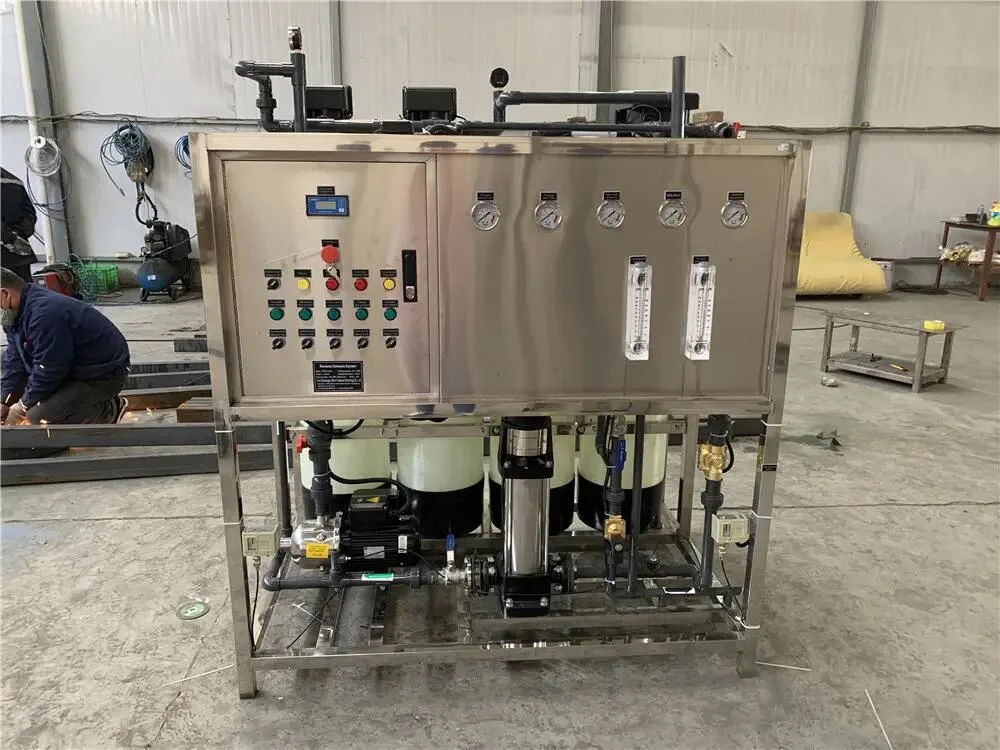 Industrial 8040 RO Membrane 500lph Auto Control Water Treatment System