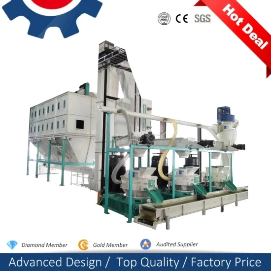 5 Ton Wood Oat Husk Industrial Waste Straw Dust Pellet Making Machinery