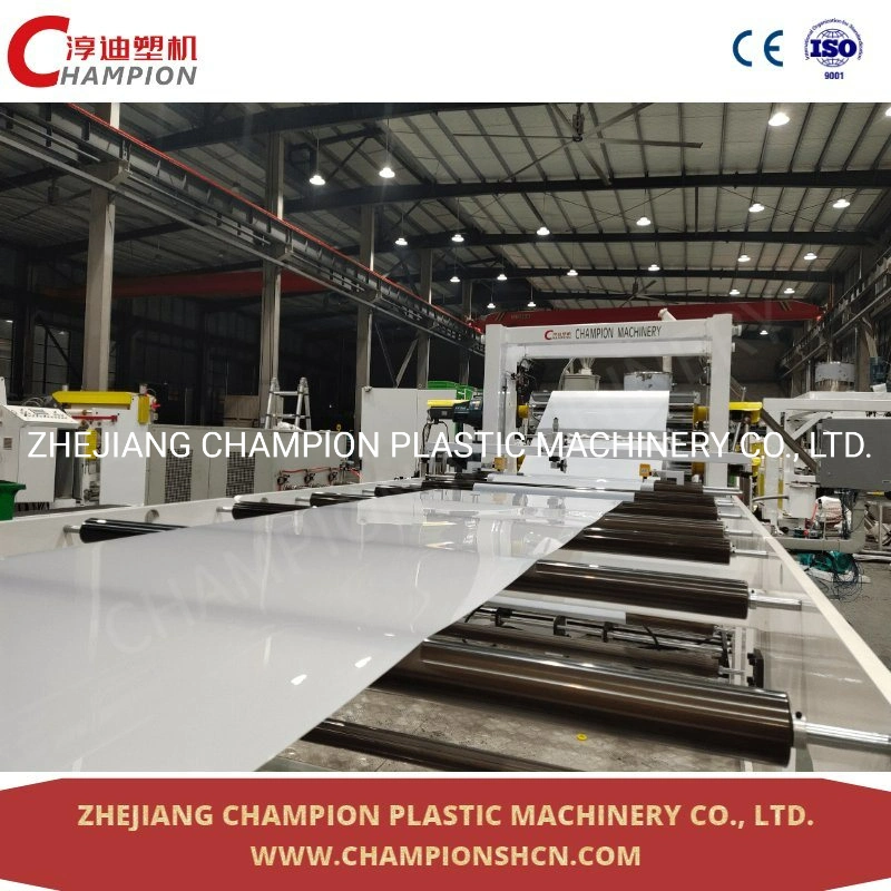 La Chine Champion de la machinerie en plastique ABS/hanches réfrigérateur Board/Ligne/d'Extrusion de feuilles de plastique Machine de l'extrudeuse