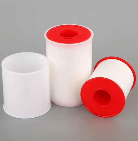 High Quality Zinc Oxide Adhesive Perforatd Plaster with CE&ISO Plastic Can