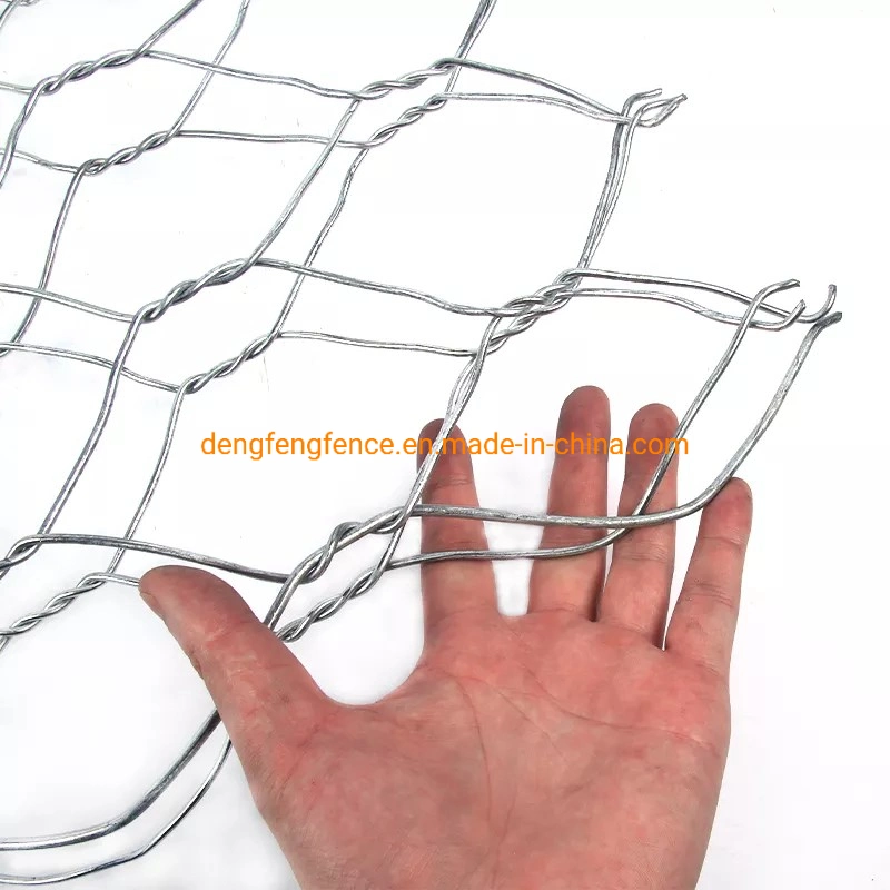 Woven Hexagonal Gabion Mesh Iron Wire Material Gabion Box for Stone Cage