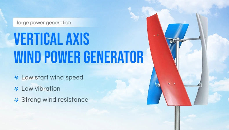 Wind Turbine Generator 20kw Vertical Axis Windmill Generator on Sale