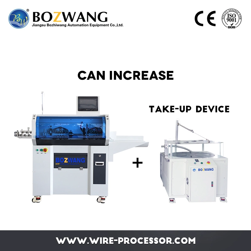 New Energy Computerized Full Automatic Terminal Crimping Machine/Cable Cutting and Stripping Machine for 70mm2 Wire with One Winding Unit