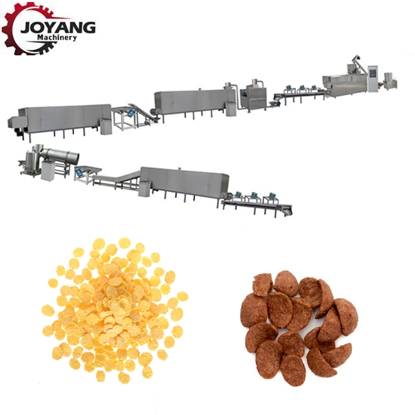 300 kg Corn flakes Pequeno-almoço cereal Extruding linha de produção