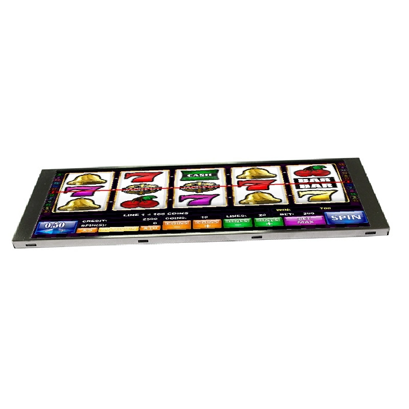 6.86 pulgadas TFT LCD táctil de tipo barra de la pantalla de Juegos de Casino