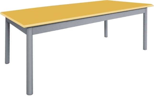 Modern Minimalist Metal School Library Reading Desk Conference Table