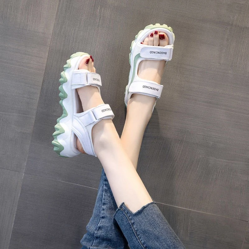 2023 Fashion Women Shoes Sandals Open Toe PU Outdoor Lady Sandals Shoes