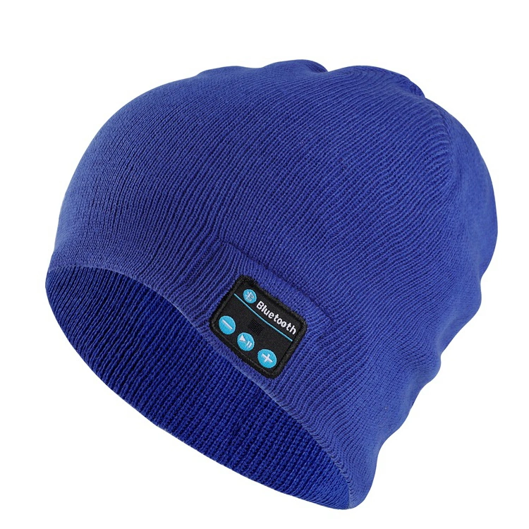 Bonnet d'hiver en tricot personnalisé avec logo brodé Bluetooth