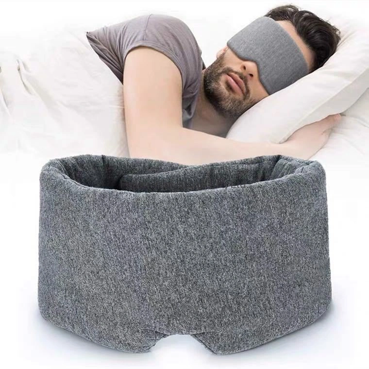 Comfortable Breathable Eye Mask Light Blocking Sleeping Mask with Adjustable Strap for Women Men Sleeping