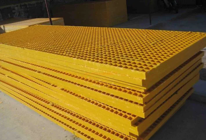 Grating Platform Corrosion Resistance FRP Molded Grating Fiberglass Grids Mesh for Platform