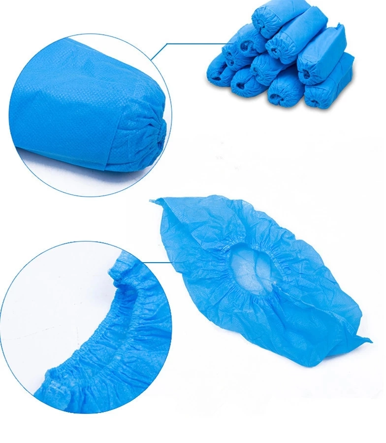 Nonwoven Cubrezapatos antideslizante para salas limpias