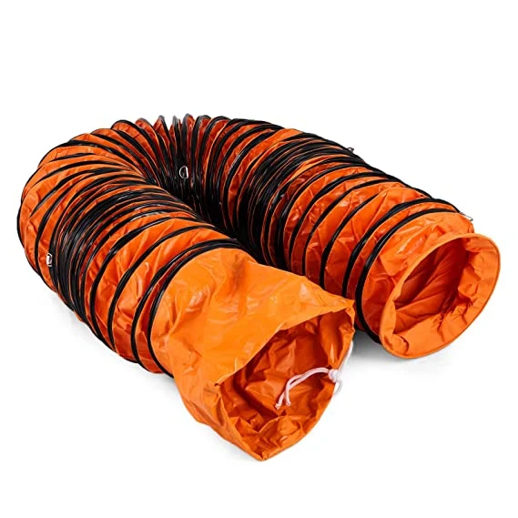 Litong Flame Retardant Best 10" 12" Flexible PVC Air Duct Hose PVC Fabric for Ducting China Manufacturer