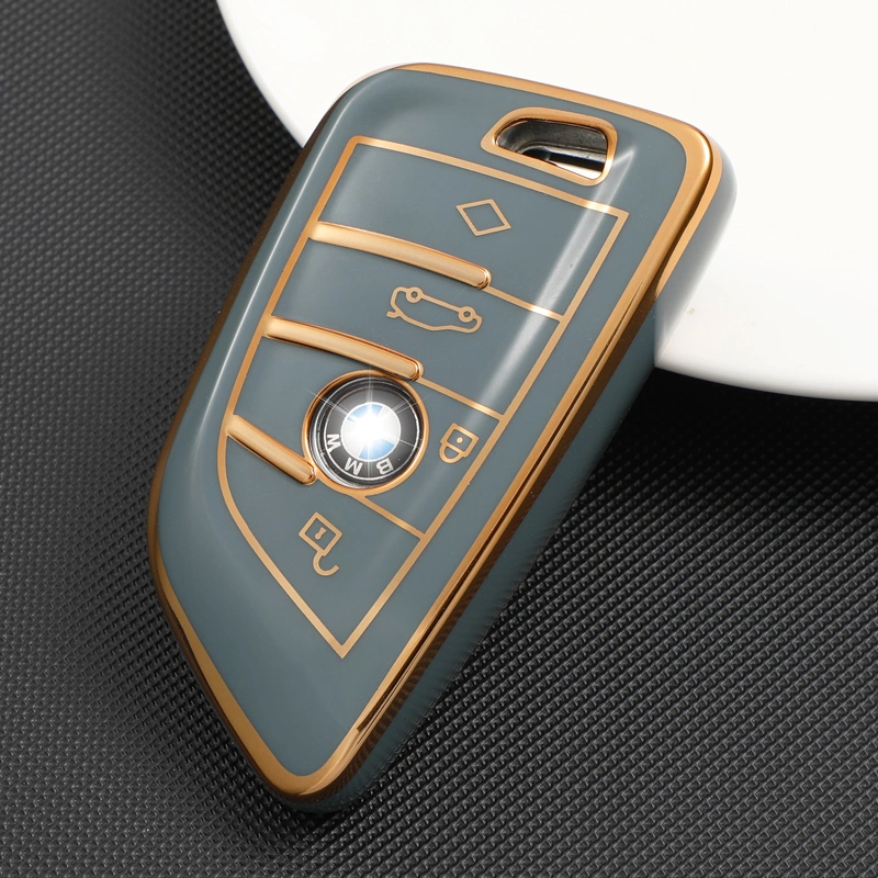 Wholesale/Supplier OEM Remote Car Accessories Golden TPU Car Key Case Cover