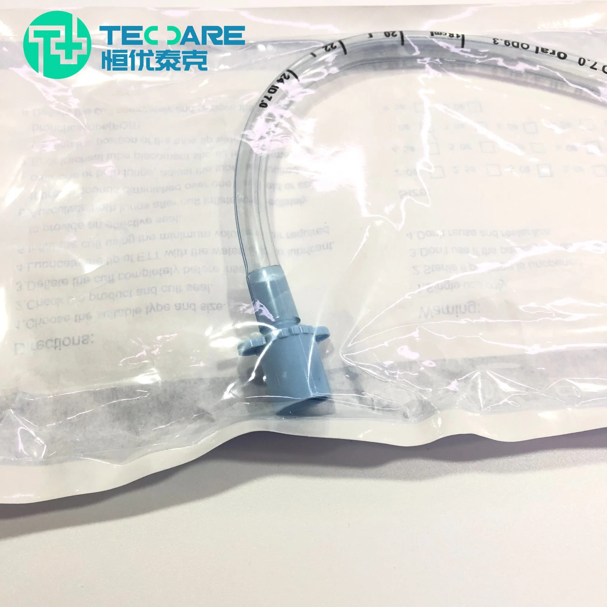 Disposable PVC Endotracheal Tube with High Volume Low Pressure Cuff