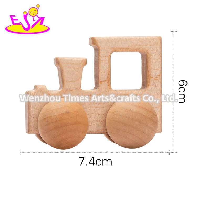 Educación temprana sensorial Mini Eco-friendly Walnut coche de madera de juguete para Niños W04A612