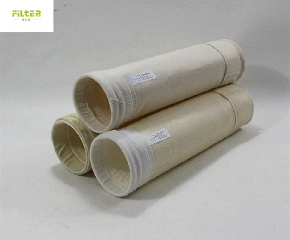 Custom Round or Flat Filter Bags with PPS, P84, and Fiberglass Materials