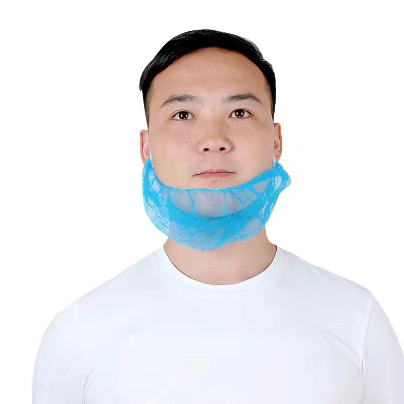 Factory Machine Made Disposable PP Beard Cover with Elastic Band