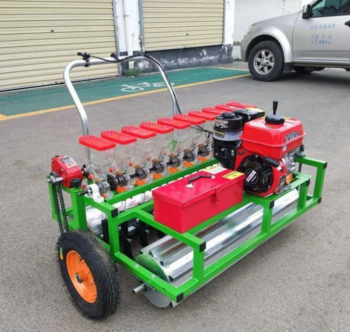 Landmaschinen Obstpflanzer Seeder Hand Push Gemüsesieder