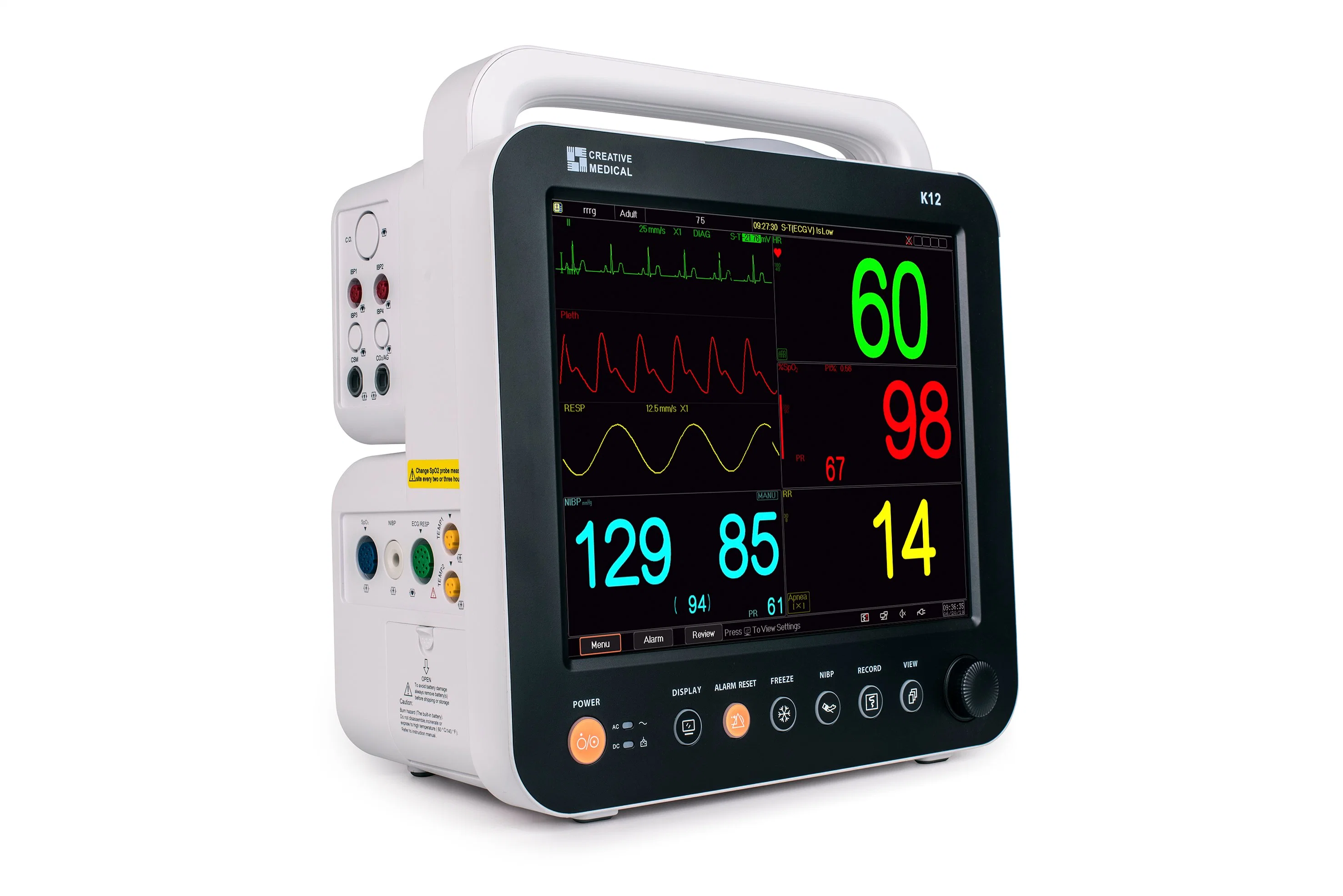 Lepu Medical All-in-One Multiparameter Monitor Touch Screen Hospital ICU Clinical Multifunctional Patient Monitor.