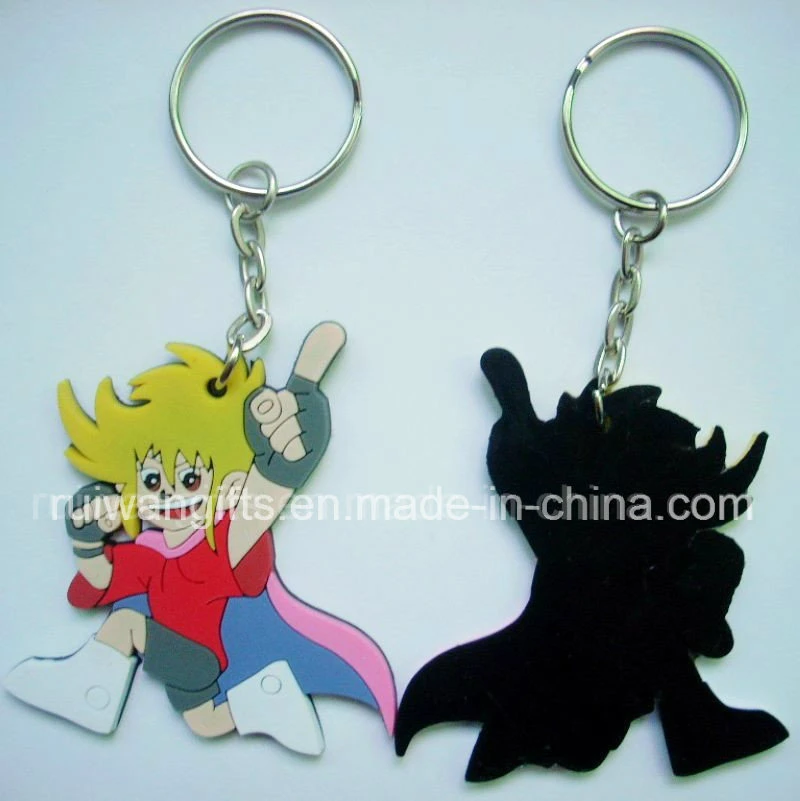 Custom Soft Plastic Keychain, Rubber Keychain, Soft PVC Keyring