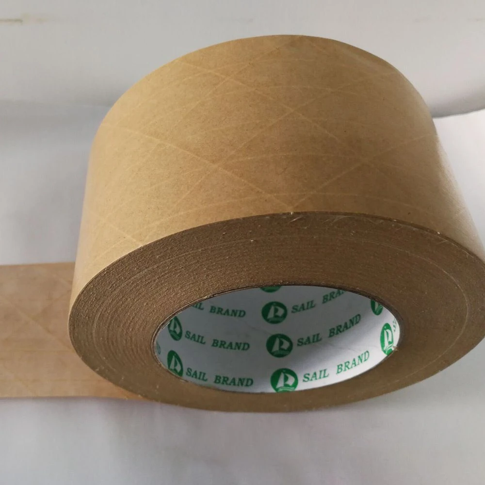 Reinforced Wet Kraft Paper Self Adhesive Tape