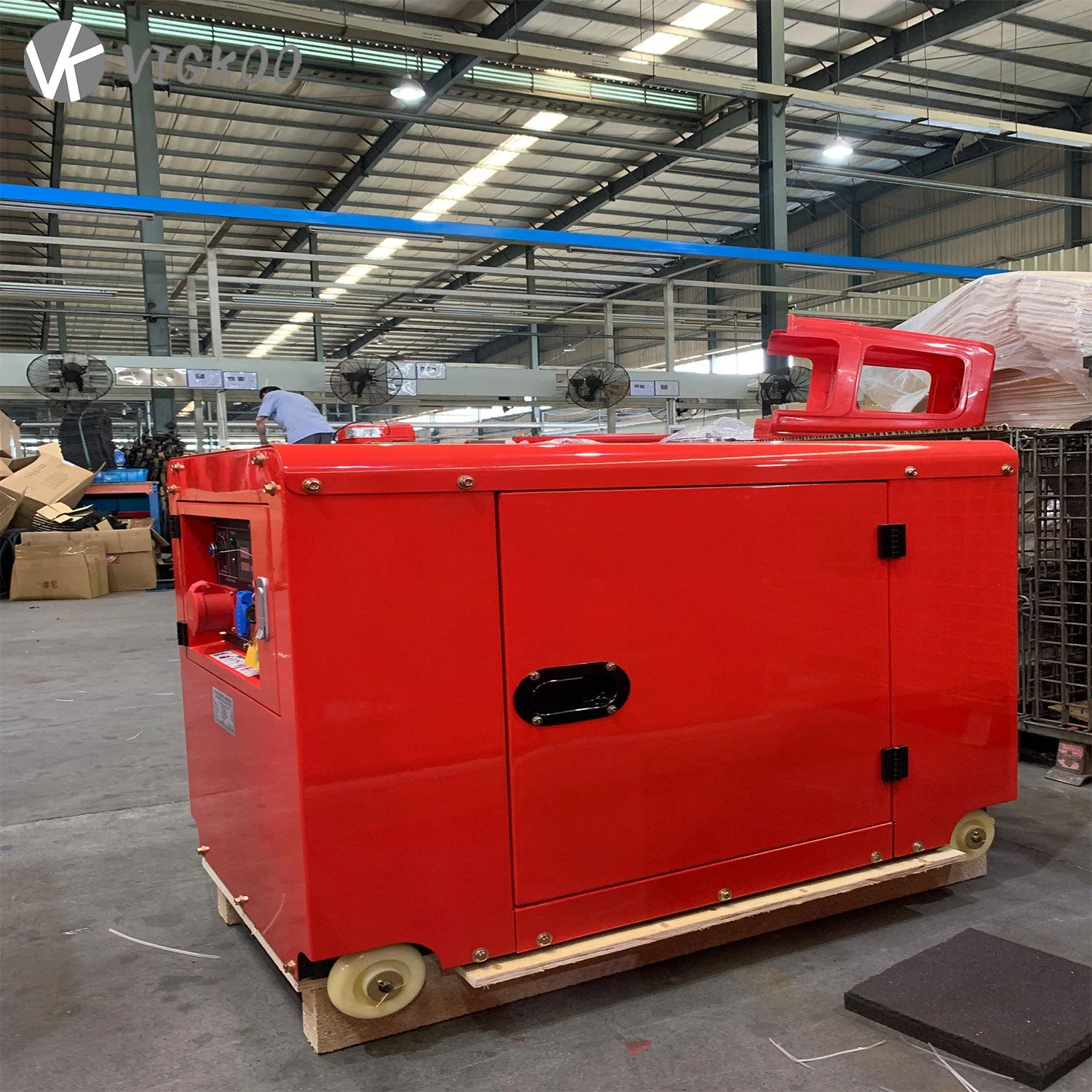 Air Cooled 6.3kw 6.8kw Dg8000s Small Diesel Engine Single Cylinder Portable Power Electric Generator Set